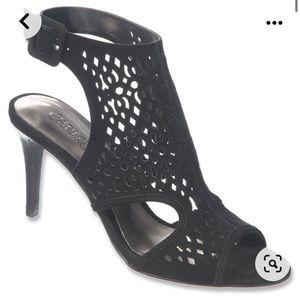 Carlos by Carlos Santana Octave black leather heels